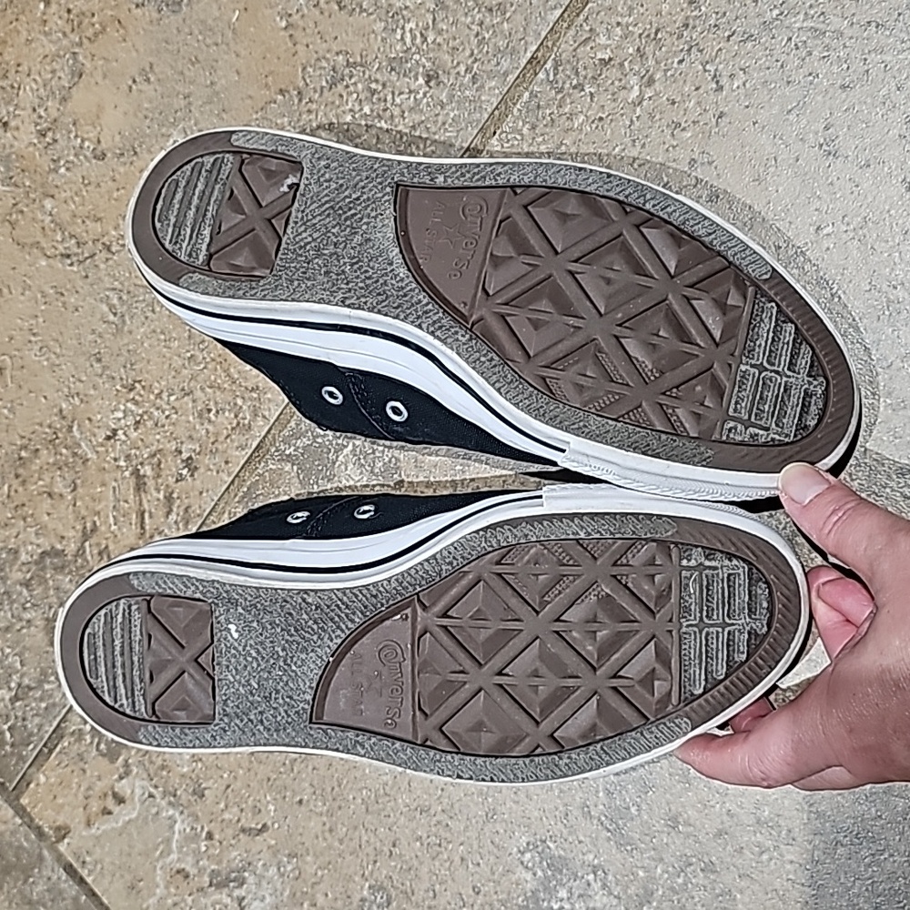 Converse All Star black and white shoes - Picture 8 of 10